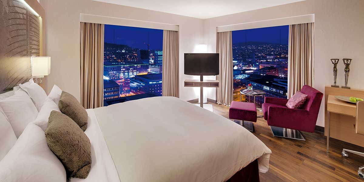 luxury hotel photographer for hotels | Portfolio: Renaissance Tower Zurich Switzerland